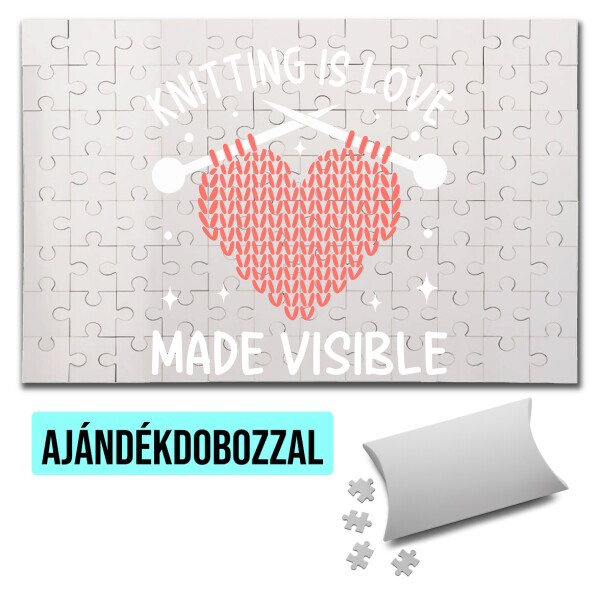 Puzzle - kirakó ajándékdobozzal