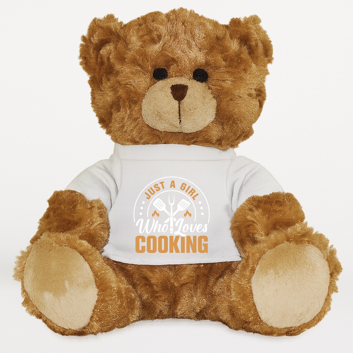 Plüssmaci egyedi pólóval