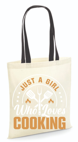 Vászontáska - színes fülű 