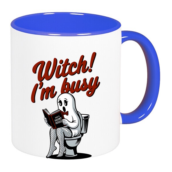 Színes fülű és belsejű bögre