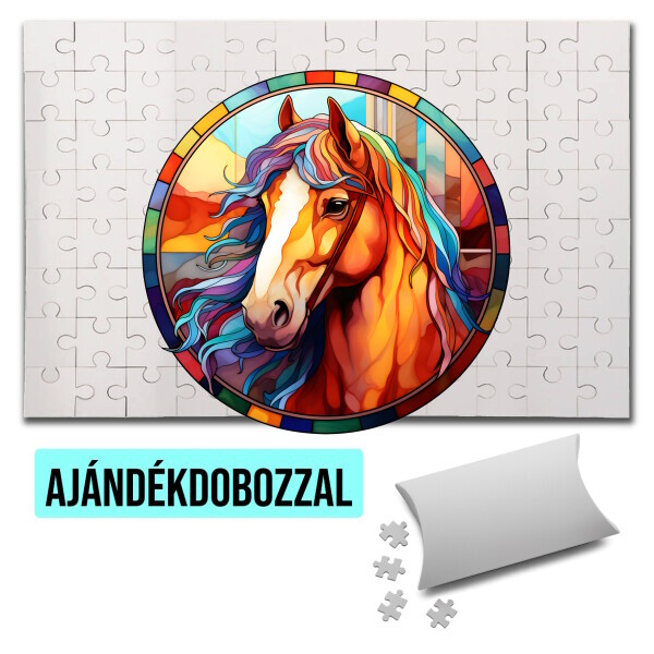 Puzzle - kirakó ajándékdobozzal