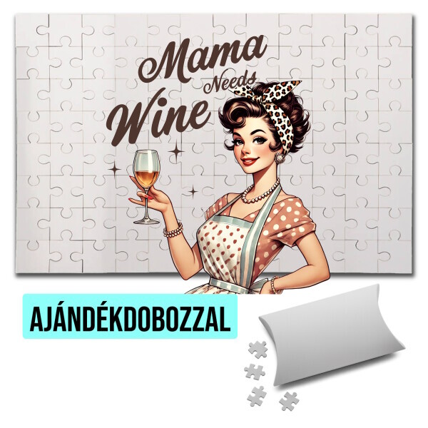Puzzle - kirakó ajándékdobozzal