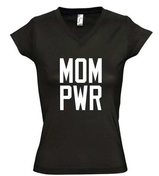 Női V nyakú póló