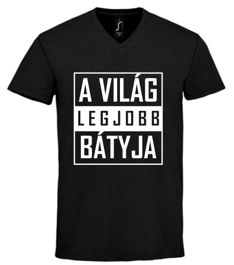 Unisex V nyakú póló