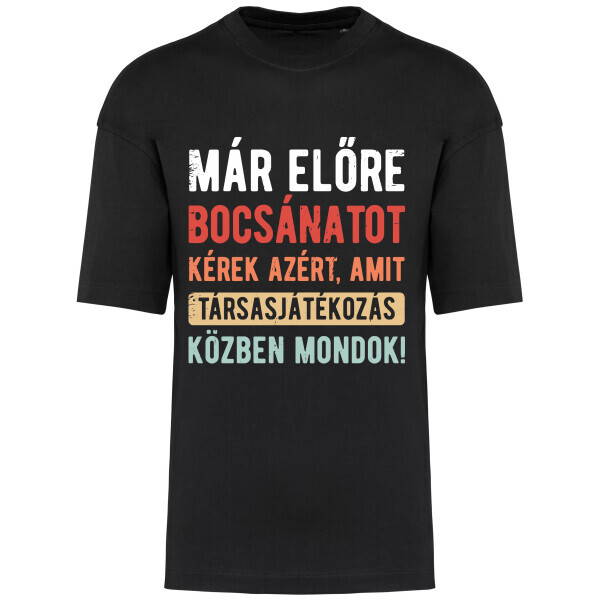 Prémium oversized unisex póló