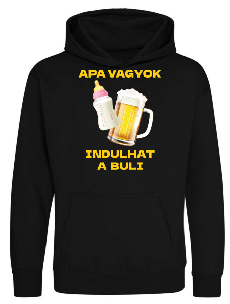 Kapucnis belebújós gyerek pulóver