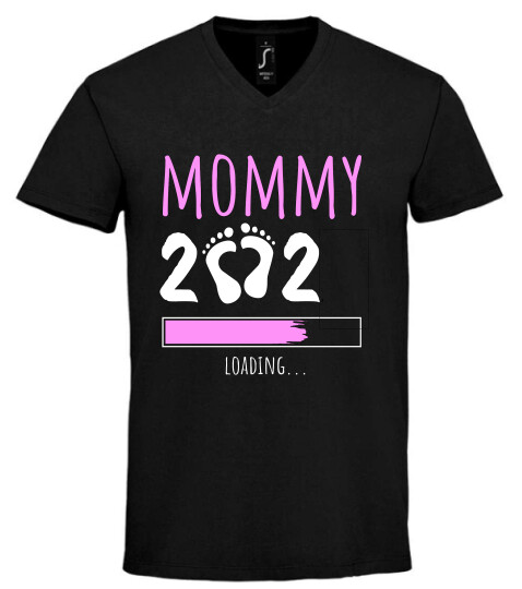 Unisex V nyakú póló