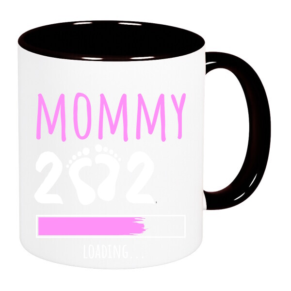 Színes fülű és belsejű bögre