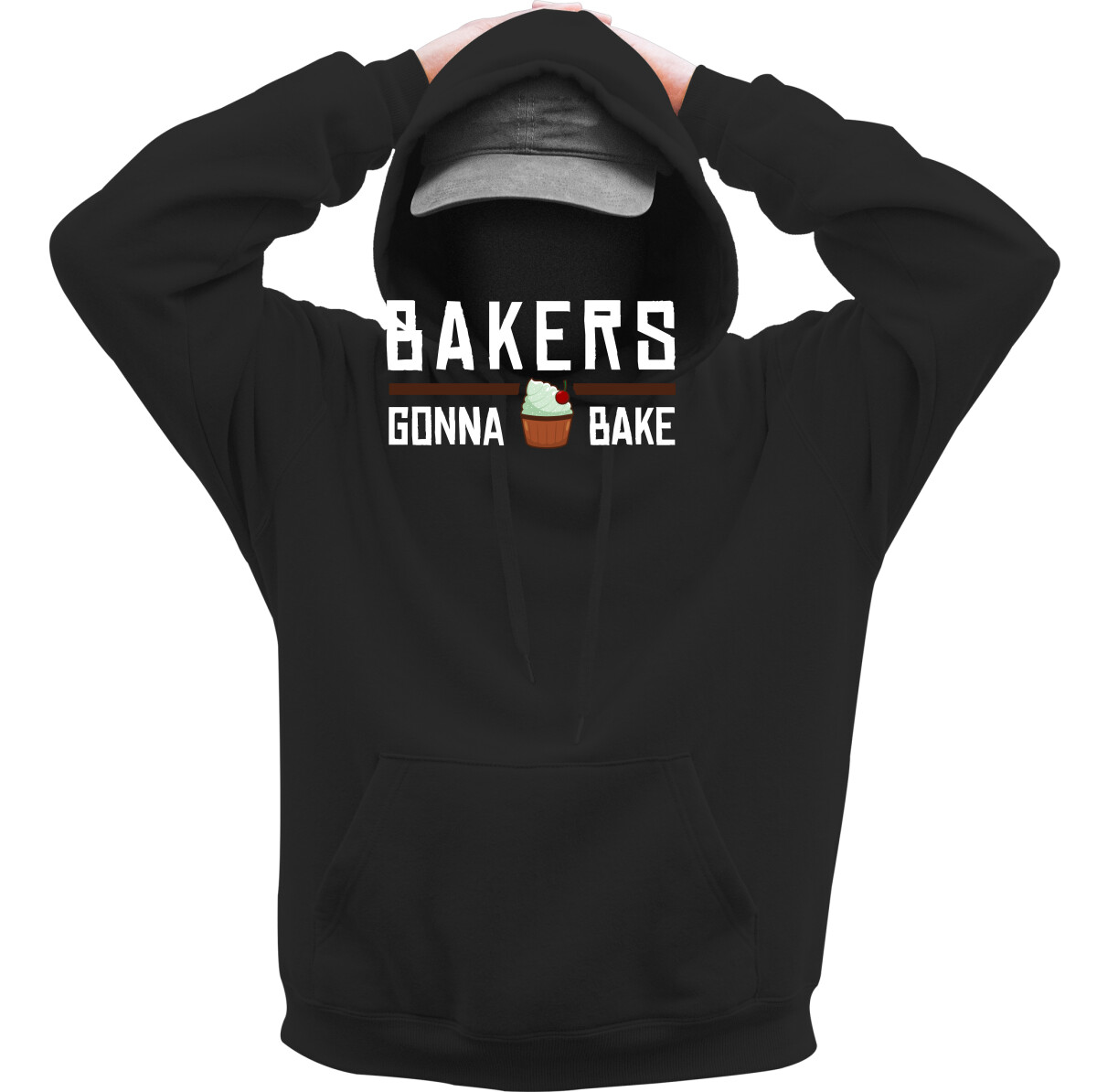 Kapucnis belebújós pulóver