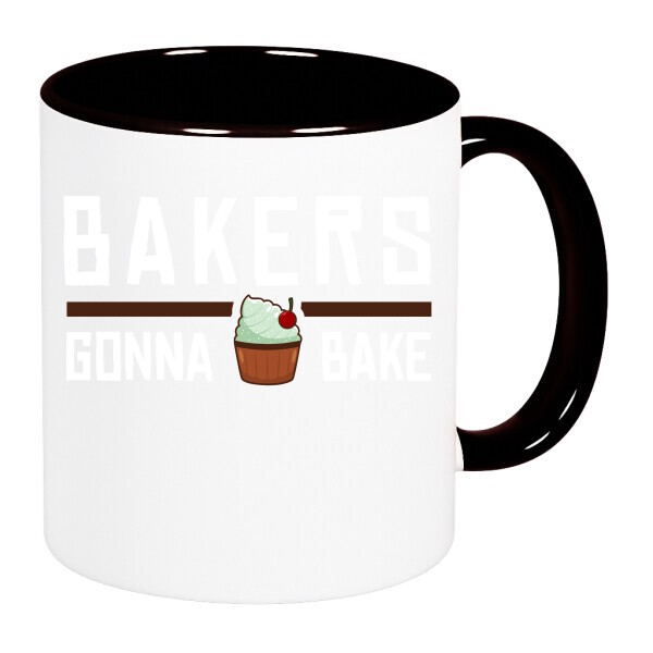 Színes fülű és belsejű bögre