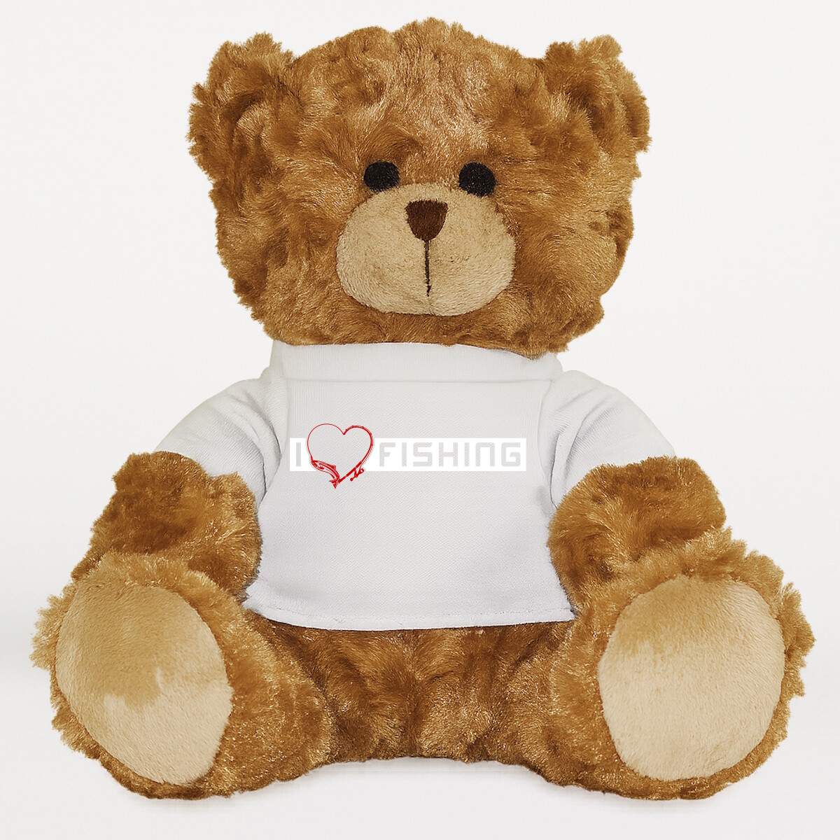 Plüssmaci egyedi pólóval