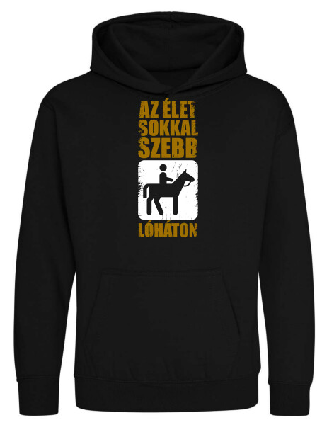 Kapucnis belebújós gyerek pulóver