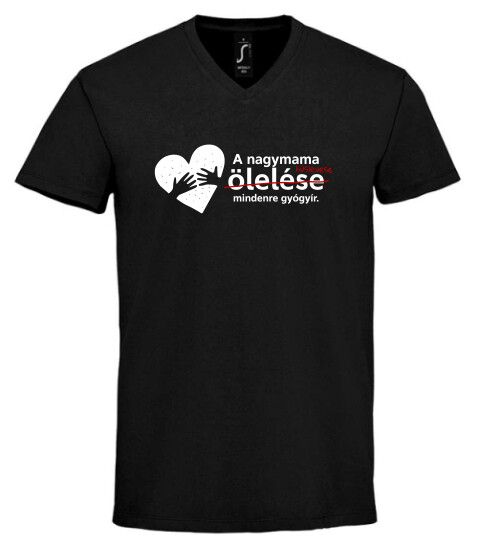 Unisex V nyakú póló