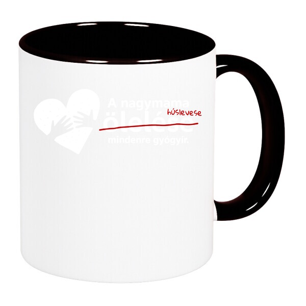 Színes fülű és belsejű bögre