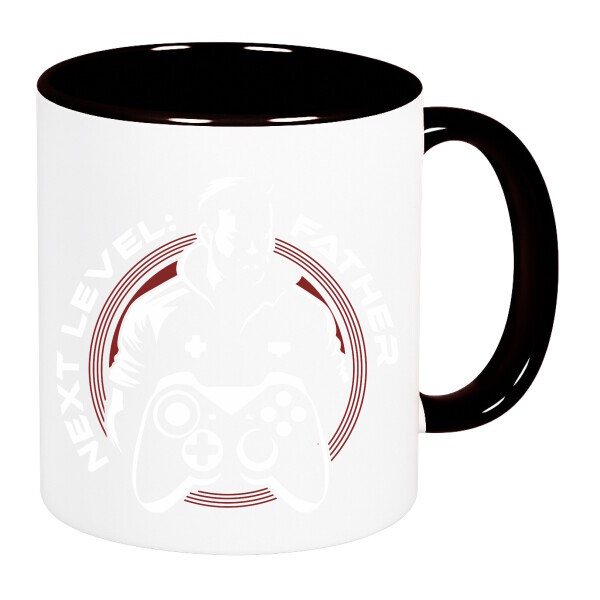 Színes fülű és belsejű bögre