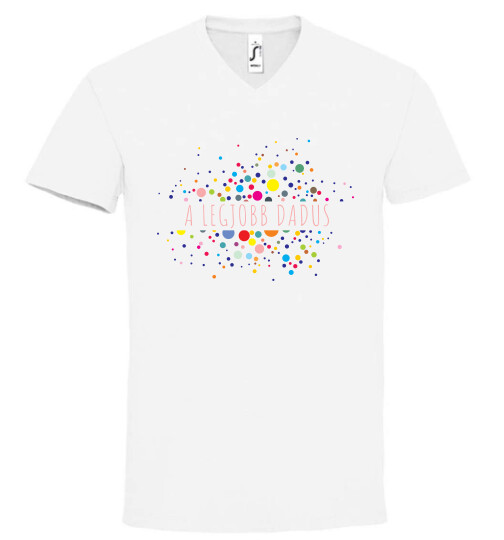 Unisex V nyakú póló