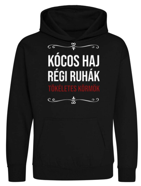 Kapucnis belebújós gyerek pulóver