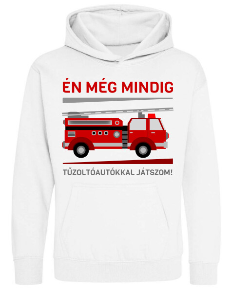 Kapucnis belebújós gyerek pulóver