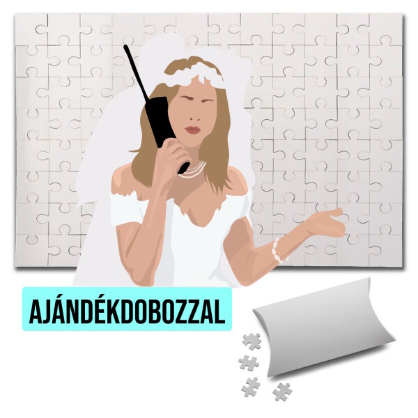 Puzzle - kirakó ajándékdobozzal