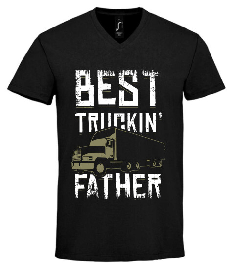 Unisex V nyakú póló