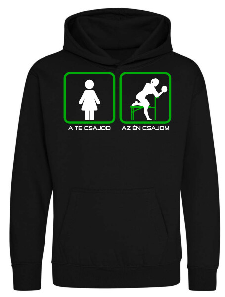 Kapucnis belebújós gyerek pulóver