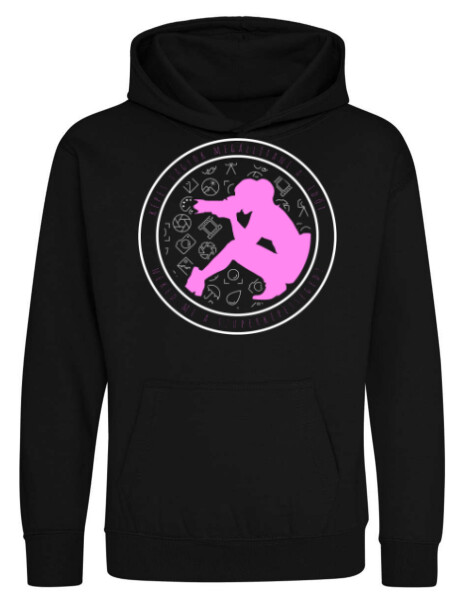 Kapucnis belebújós gyerek pulóver