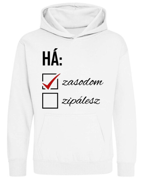 Kapucnis belebújós gyerek pulóver