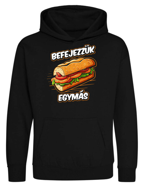 Kapucnis belebújós gyerek pulóver