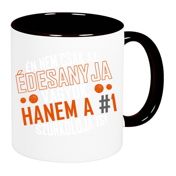 Színes fülű és belsejű bögre