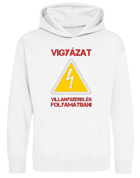 Kapucnis belebújós gyerek pulóver