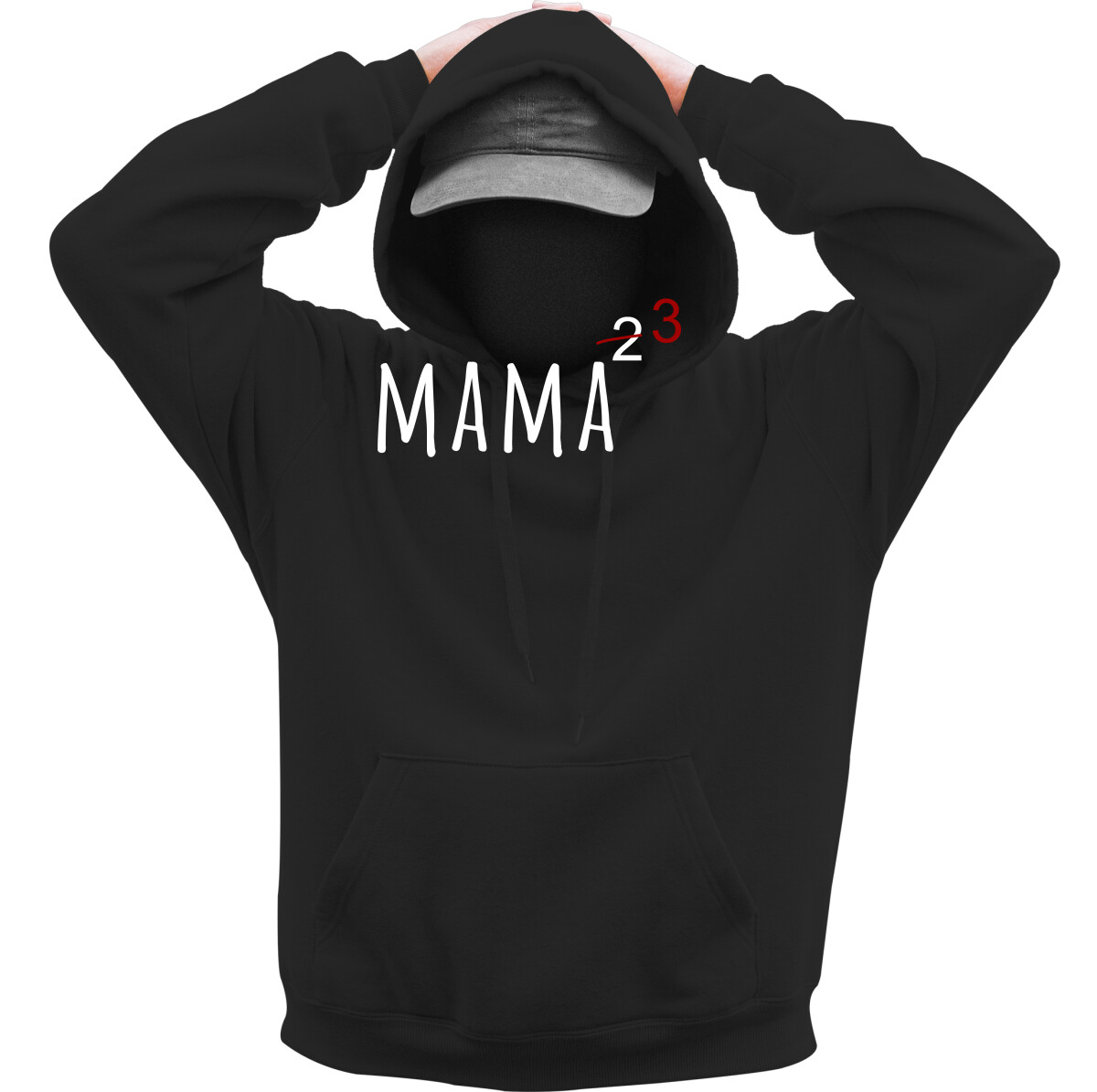 Kapucnis belebújós pulóver