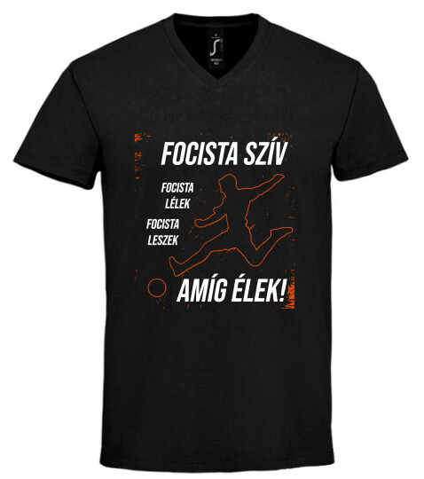 Unisex V nyakú póló