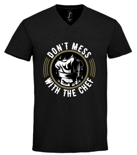 Unisex V nyakú póló