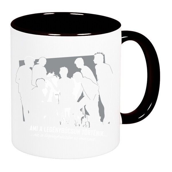 Színes fülű és belsejű bögre