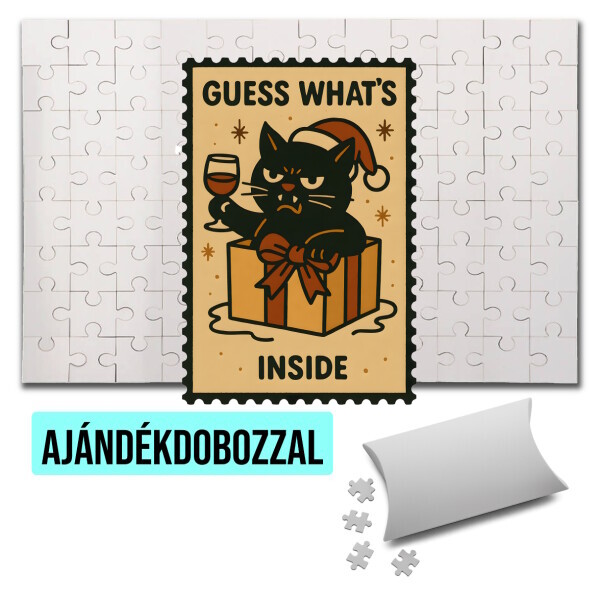 Puzzle - kirakó ajándékdobozzal