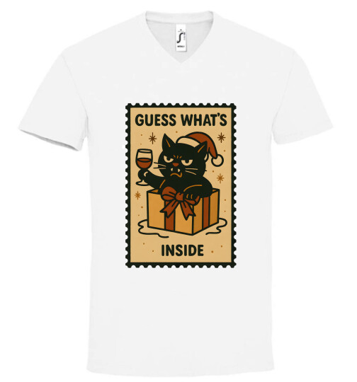 Unisex V nyakú póló