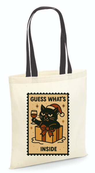 Vászontáska - színes fülű 