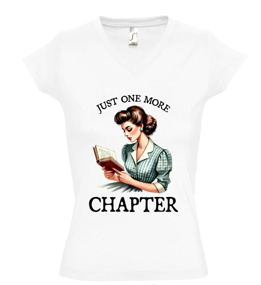 Női V nyakú póló