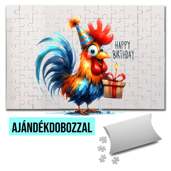 Puzzle - kirakó ajándékdobozzal