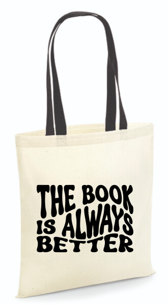 Vászontáska - színes fülű 