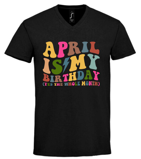 Unisex V nyakú póló