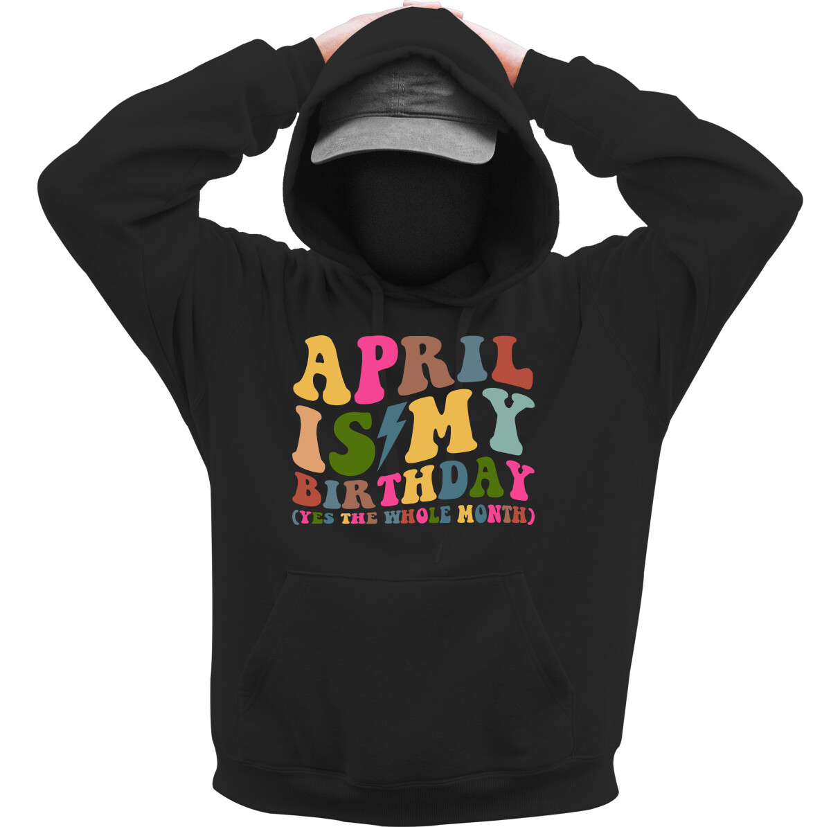 Kapucnis belebújós pulóver