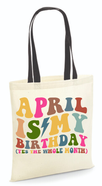 Vászontáska - színes fülű 