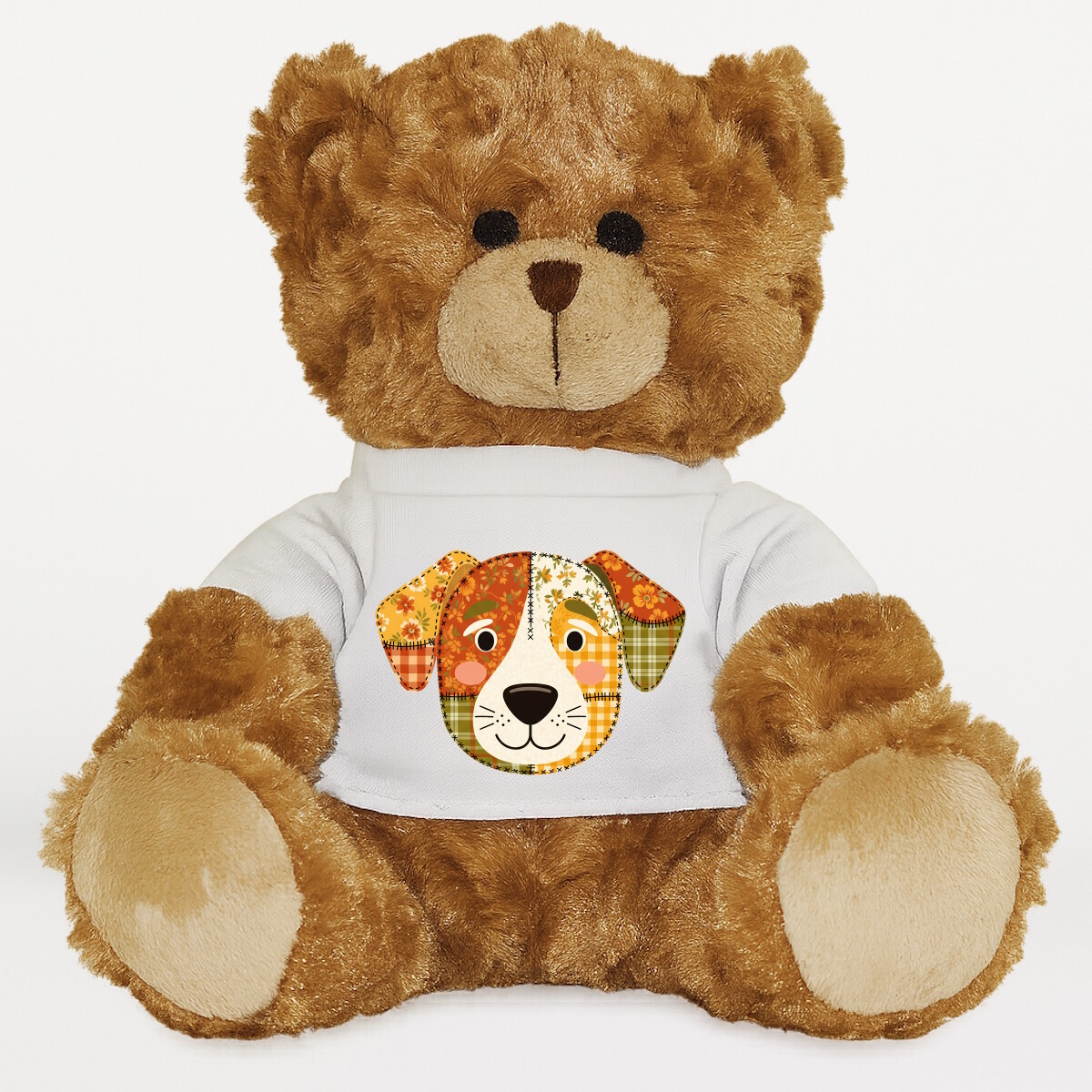 Plüssmaci egyedi pólóval