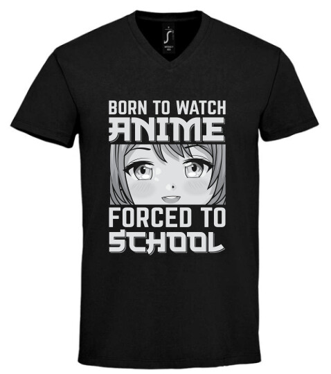 Unisex V nyakú póló