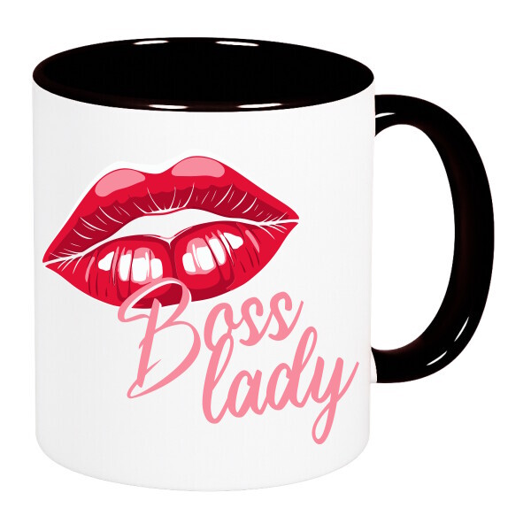 Színes fülű és belsejű bögre