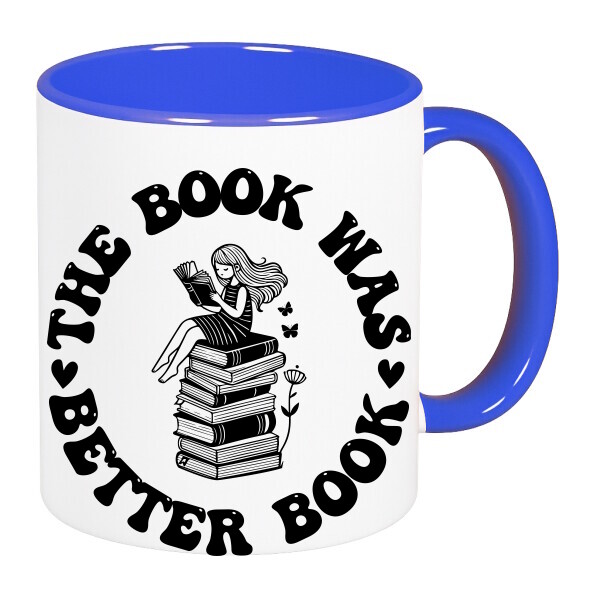 Színes fülű és belsejű bögre