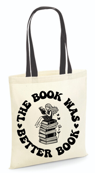 Vászontáska - színes fülű 