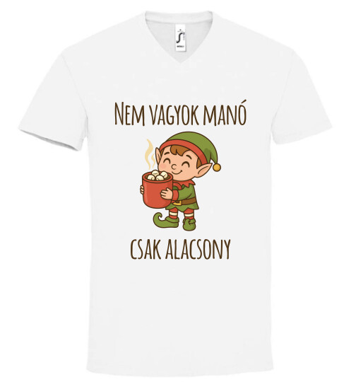 Unisex V nyakú póló