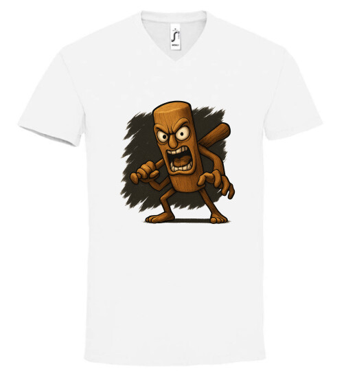 Unisex V nyakú póló